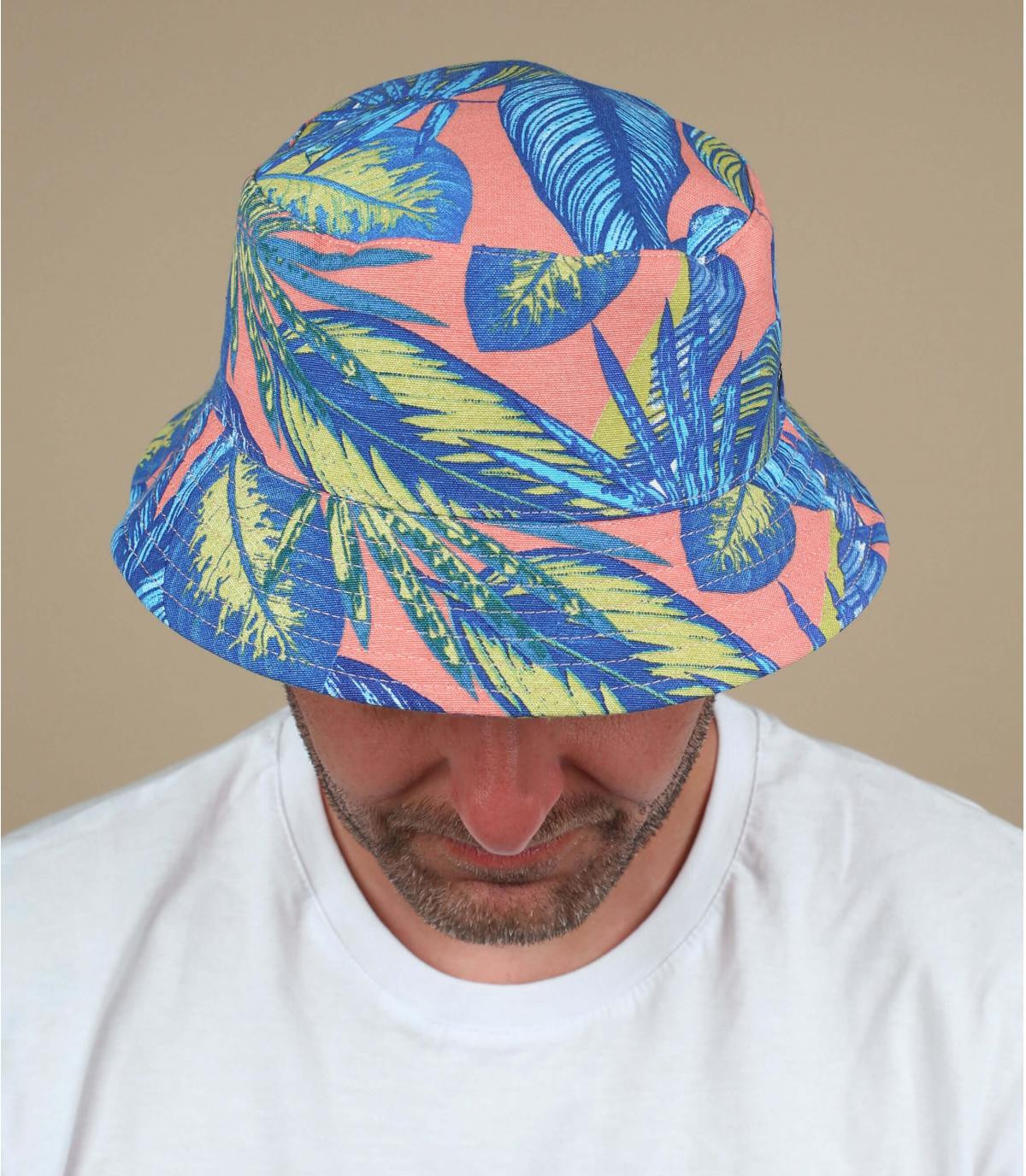 Pink bucket hat floral print Bob So Sweet